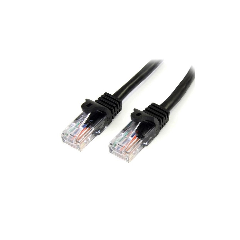 StarTech.com Cat5e Ethernet Patch Cable with Snagless RJ45 Connectors - 10 m, Black