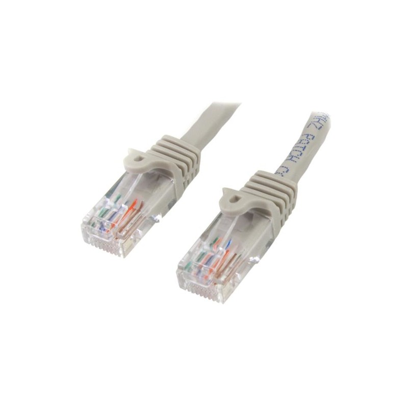 StarTech.com Cat5e Ethernet Patch Cable with Snagless RJ45 Connectors - 10 m, Gray