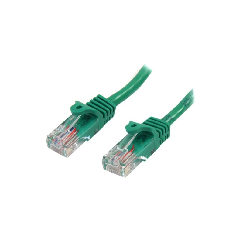 StarTech.com 45PAT5MGN networking cable 5 m Cat5e U/UTP (UTP) Green