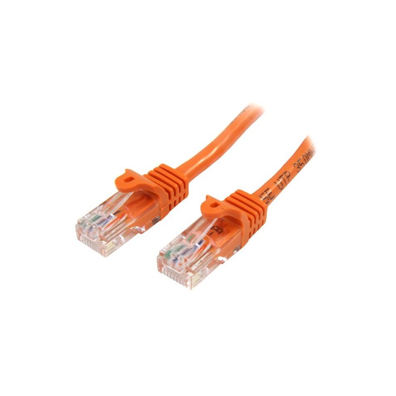 StarTech.com 45PAT5MOR networking cable 5 m Cat5e U/UTP (UTP) Orange