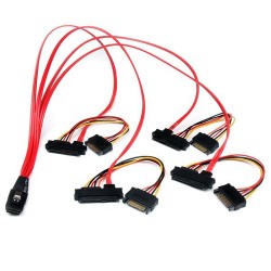 StarTech.com 50cm Internal Serial Attached SCSI Mini SAS Cable - SFF8087 to 4x SFF8482