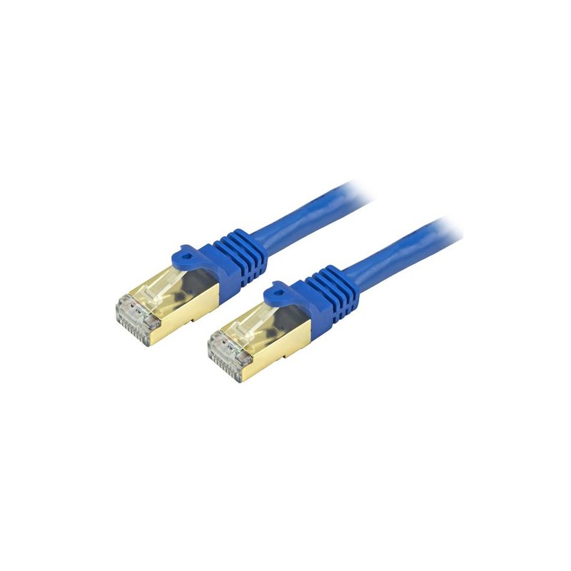 StarTech.com Cat6a Patch Cable - Shielded (STP) - 10 ft., Blue