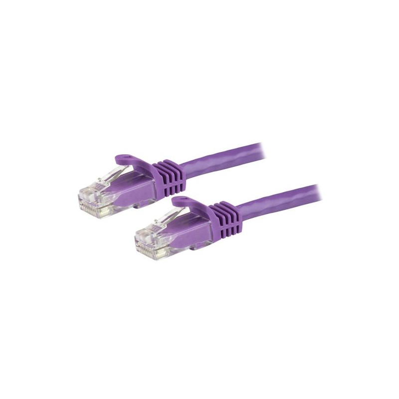 StarTech.com N6PATC10MPL networking cable 10 m Cat6 U/UTP (UTP) Purple