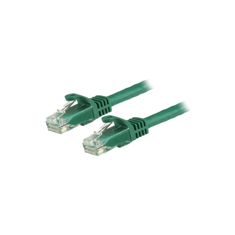 StarTech.com 15m Green Gigabit Snagless RJ45 UTP Cat6 Patch Cable - 15 m Patch Cord