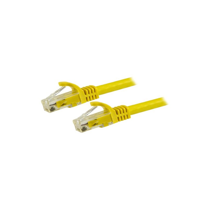 StarTech.com 15m Yellow Gigabit Snagless RJ45 UTP Cat6 Patch Cable - 15 m Patch Cord