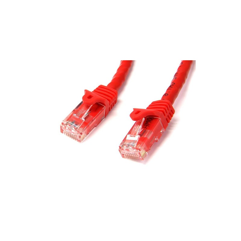 StarTech.com Cat6 Patch Cable with Snagless RJ45 Connectors - 7 m, Red