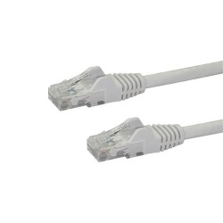 StarTech.com Cat6 patch cable with snagless RJ45 connectors – 100 ft, white