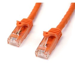 StarTech.com 2m Orange Gigabit Snagless RJ45 UTP Cat6 Patch Cable - 2 m Patch Cord