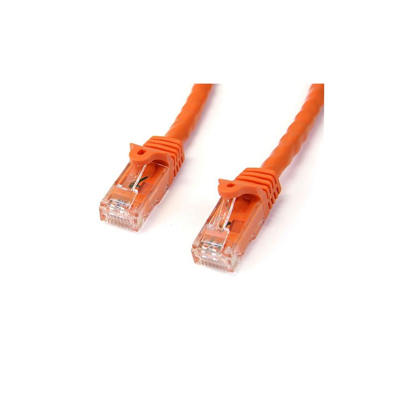 StarTech.com 2m Orange Gigabit Snagless RJ45 UTP Cat6 Patch Cable - 2 m Patch Cord