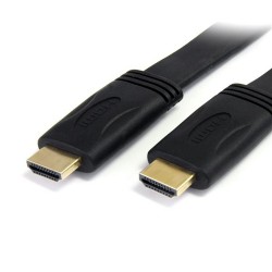 StarTech.com 6 ft Flat High Speed HDMI Cable with Ethernet - Ultra HD 4k x 2k HDMI Cable - HDMI to HDMI M/M