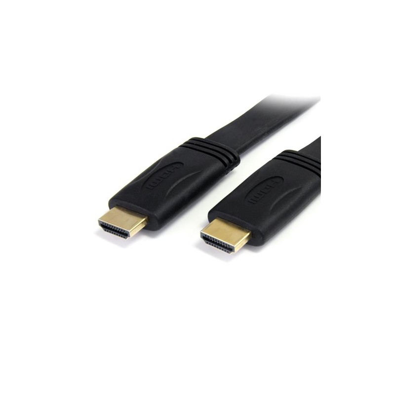 StarTech.com 6 ft Flat High Speed HDMI Cable with Ethernet - Ultra HD 4k x 2k HDMI Cable - HDMI to HDMI M/M