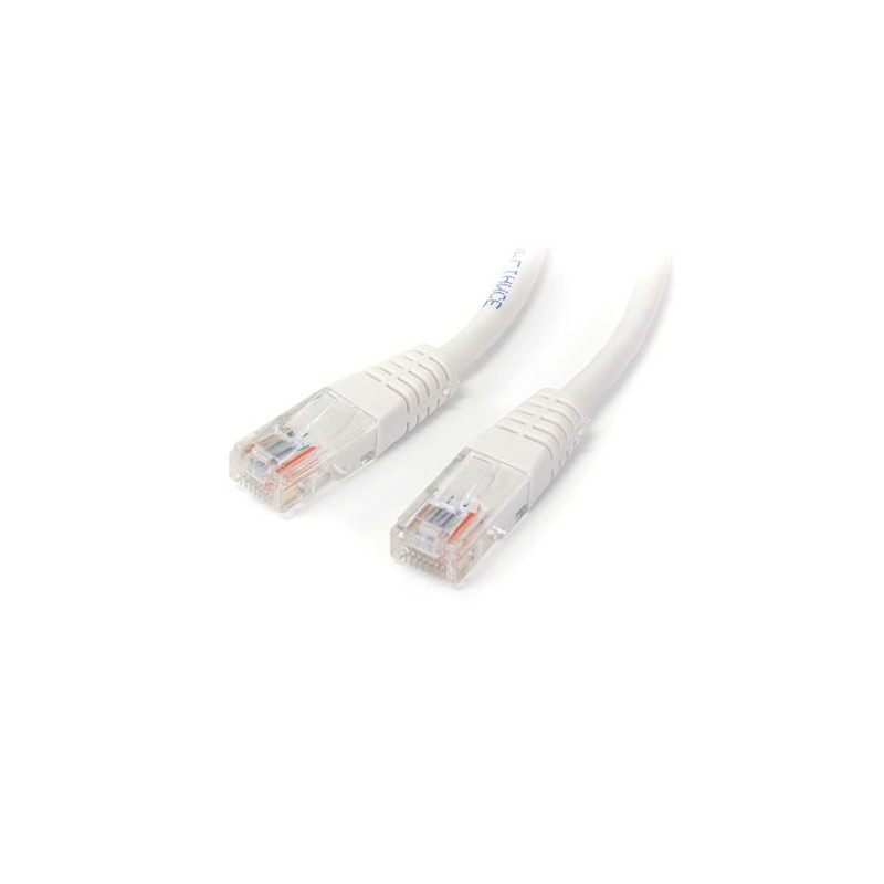 StarTech.com 15m Cat5e White Molded RJ45 UTP Cat 5e Patch Cable - 15 m Patch Cord