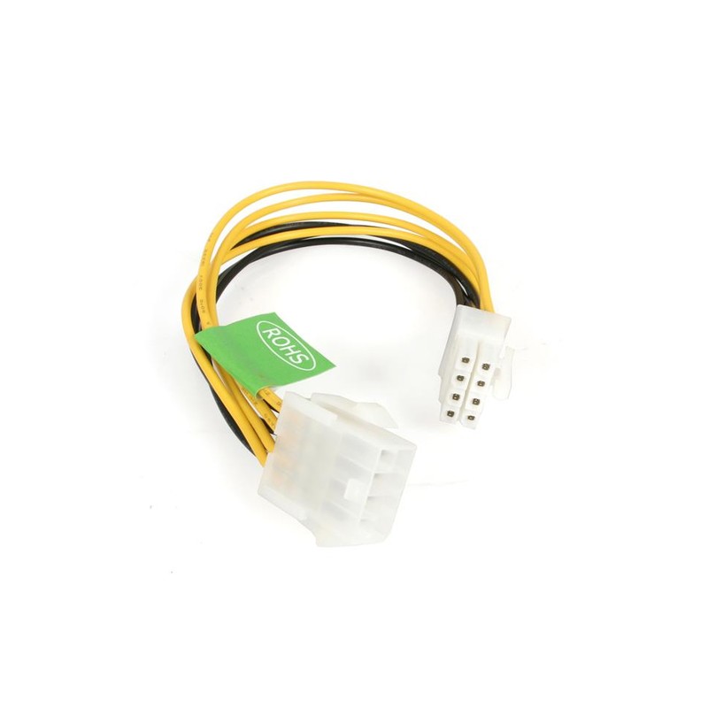 StarTech.com 8in EPS 8 Pin Power Extension Cable