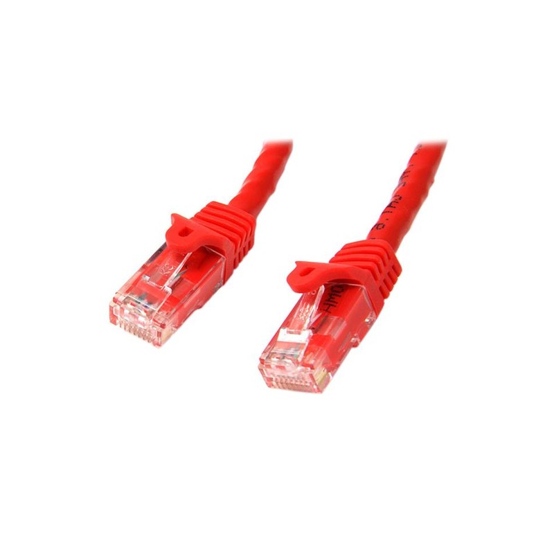 StarTech.com Cat6 Patch Cable with Snagless RJ45 Connectors - 10 m, Red