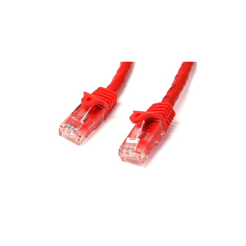 StarTech.com 2m Red Gigabit Snagless RJ45 UTP Cat6 Patch Cable - 2 m Patch Cord