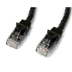 StarTech.com 7m Black Gigabit Snagless RJ45 UTP Cat6 Patch Cable - 7 m Patch Cord