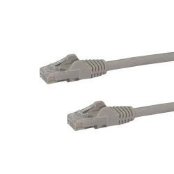 StarTech.com Cat6 patch cable with snagless RJ45 connectors – 100 ft, gray