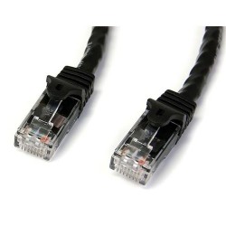 StarTech.com Cat6 patch cable with snagless RJ45 connectors – 75 ft, black