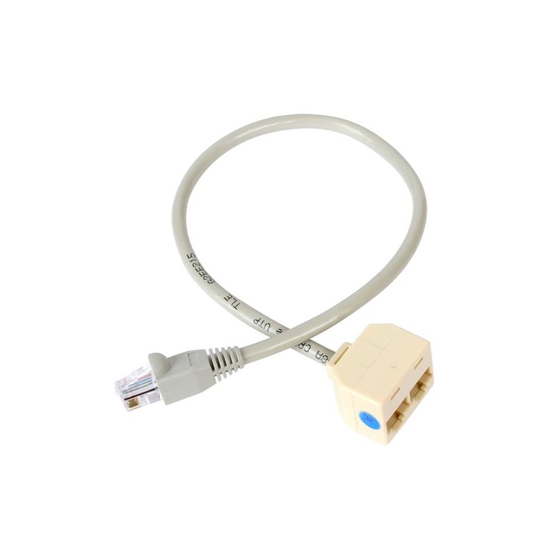 StarTech.com 2-to-1 RJ45 Splitter Cable Adapter - F/M