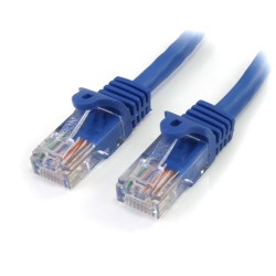 StarTech.com Cat5e Patch Cable with Snagless RJ45 Connectors - 5 m, Blue