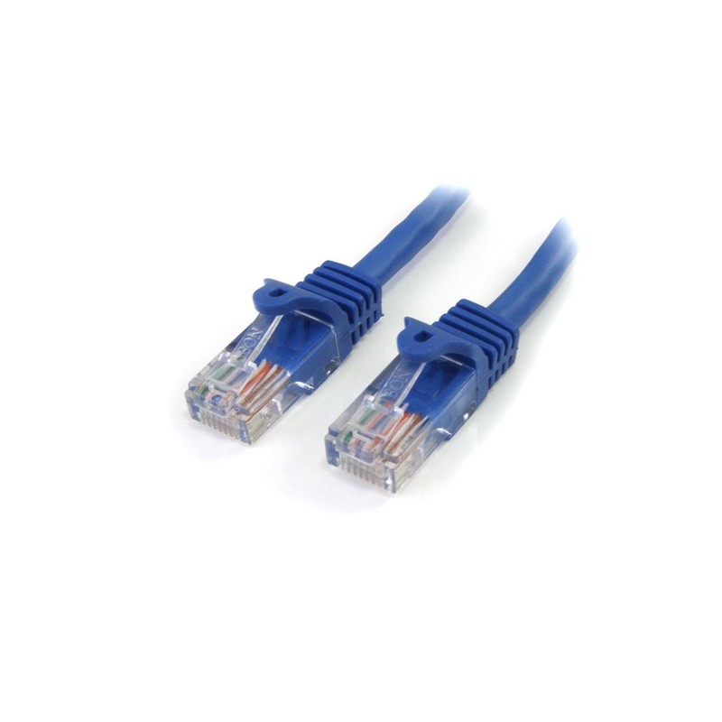 StarTech.com Cat5e Patch Cable with Snagless RJ45 Connectors - 5 m, Blue