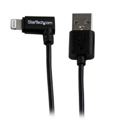 StarTech.com USB to Lightning Cable - Apple MFi Certified - Angled - 2 m (6 ft.)- Black