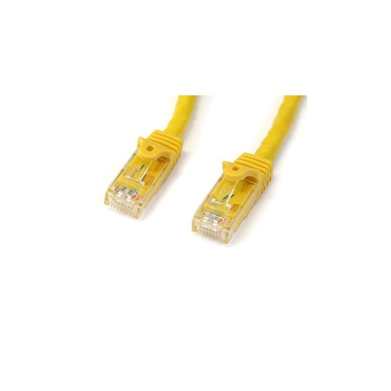 StarTech.com 2m Yellow Gigabit Snagless RJ45 UTP Cat6 Patch Cable - 2 m Patch Cord