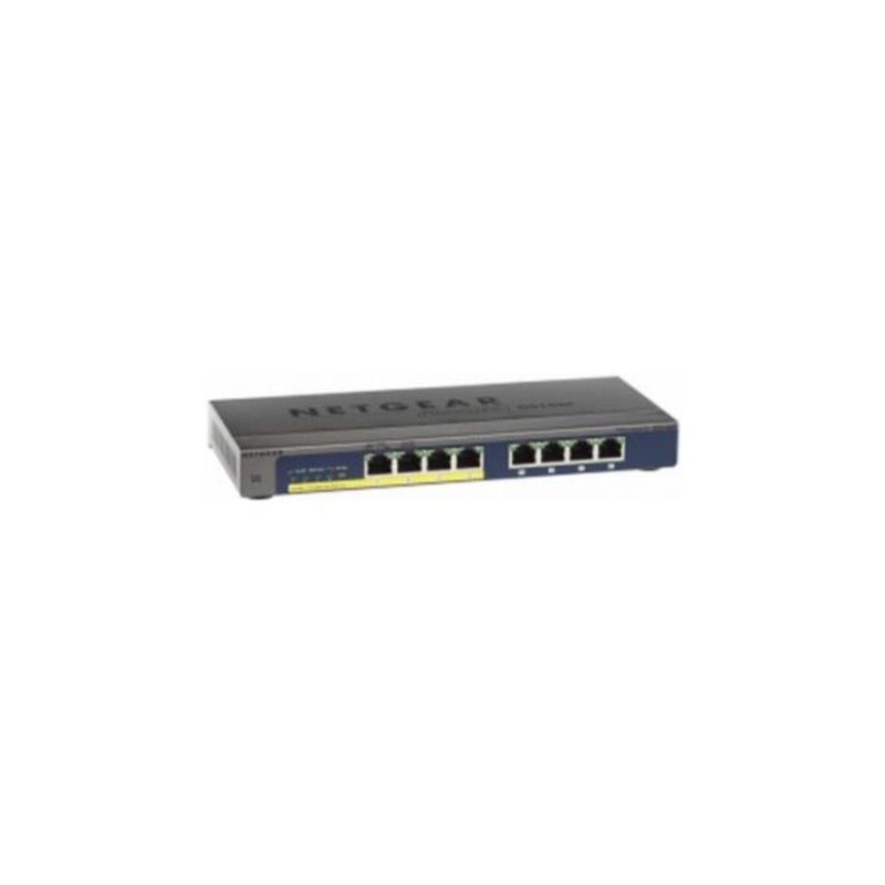 Netgear GS108PP Unmanaged Gigabit Ethernet (10/100/1000) Black Power over Ethernet (PoE)