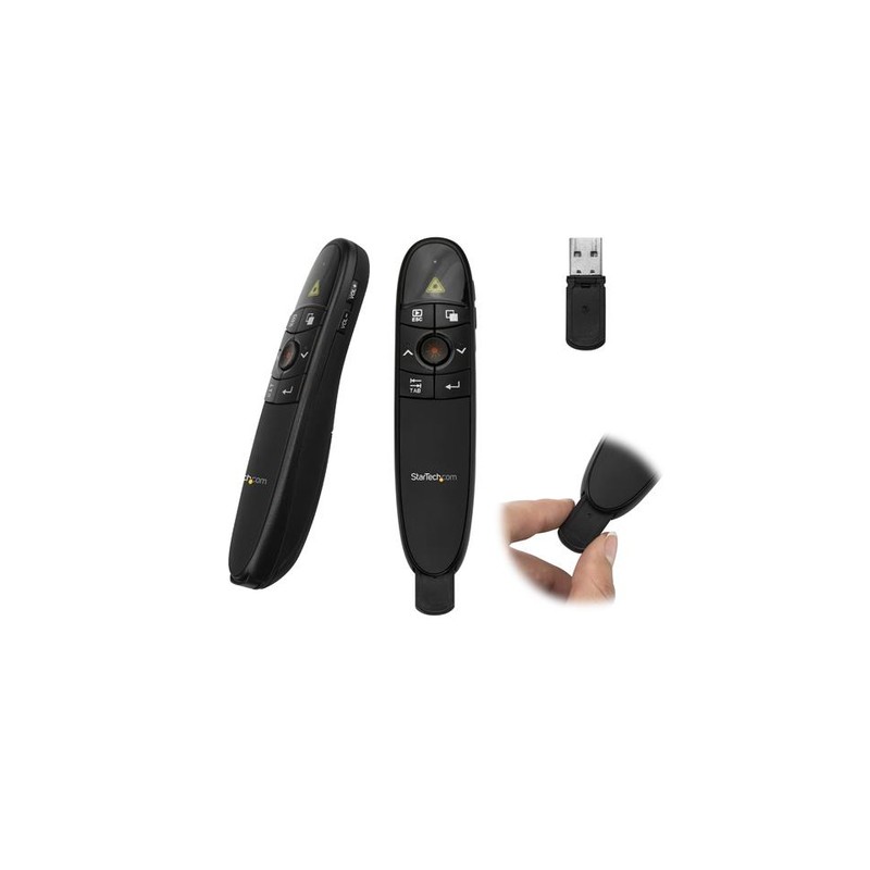 StarTech.com Wireless Presentation Remote with Red Laser Pointer - 90 ft. (27 m)