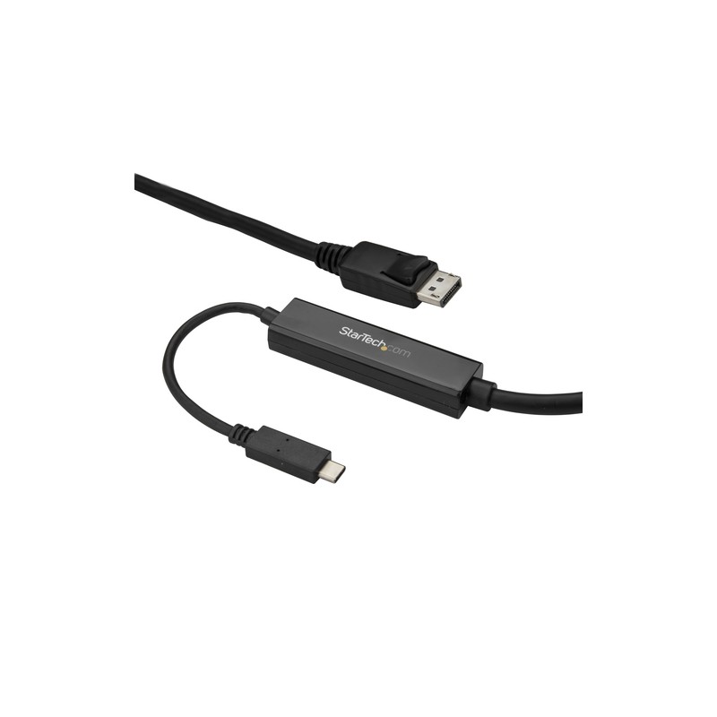 StarTech.com 9.8 ft. (3 m) USB-C to DisplayPort Cable - 4K 60Hz - Black