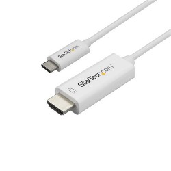 StarTech.com 1m (3 ft.) USB-C to HDMI Cable - 4K at 60Hz - White