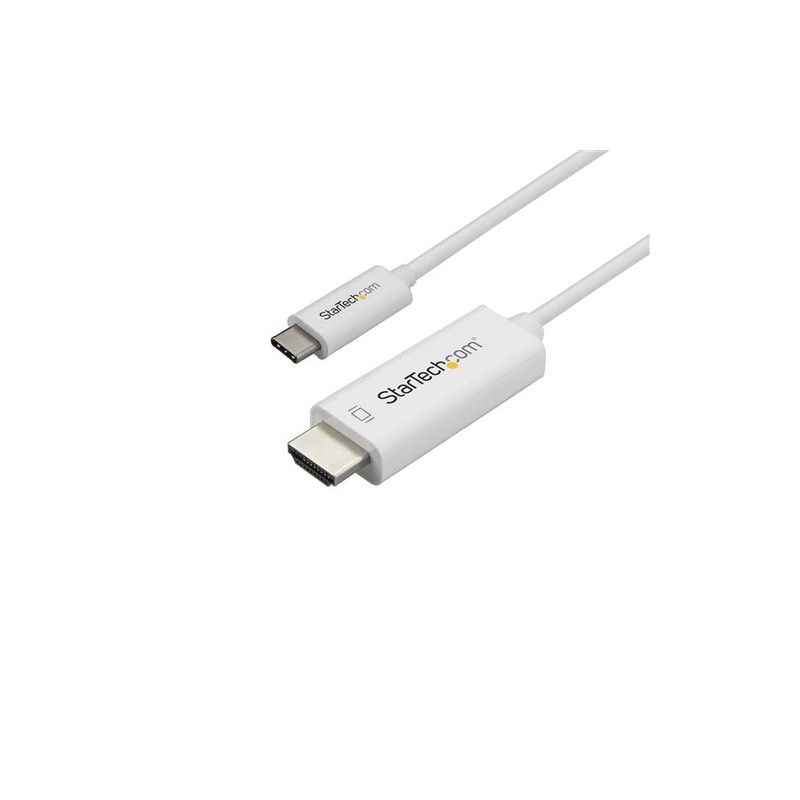 StarTech.com 1m (3 ft.) USB-C to HDMI Cable - 4K at 60Hz - White