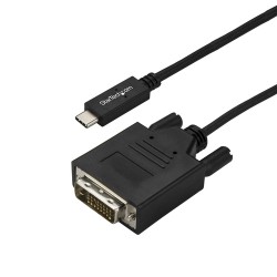 StarTech.com 9.8 ft. (3m) USB-C to DVI Cable - 1920 x 1200 - Black