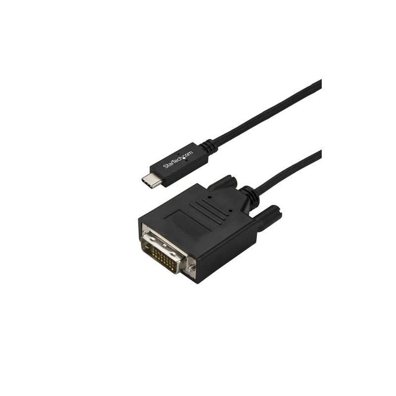 StarTech.com 9.8 ft. (3m) USB-C to DVI Cable - 1920 x 1200 - Black