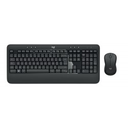 Logitech MK540 keyboard RF Wireless AZERTY Belgian Black,White