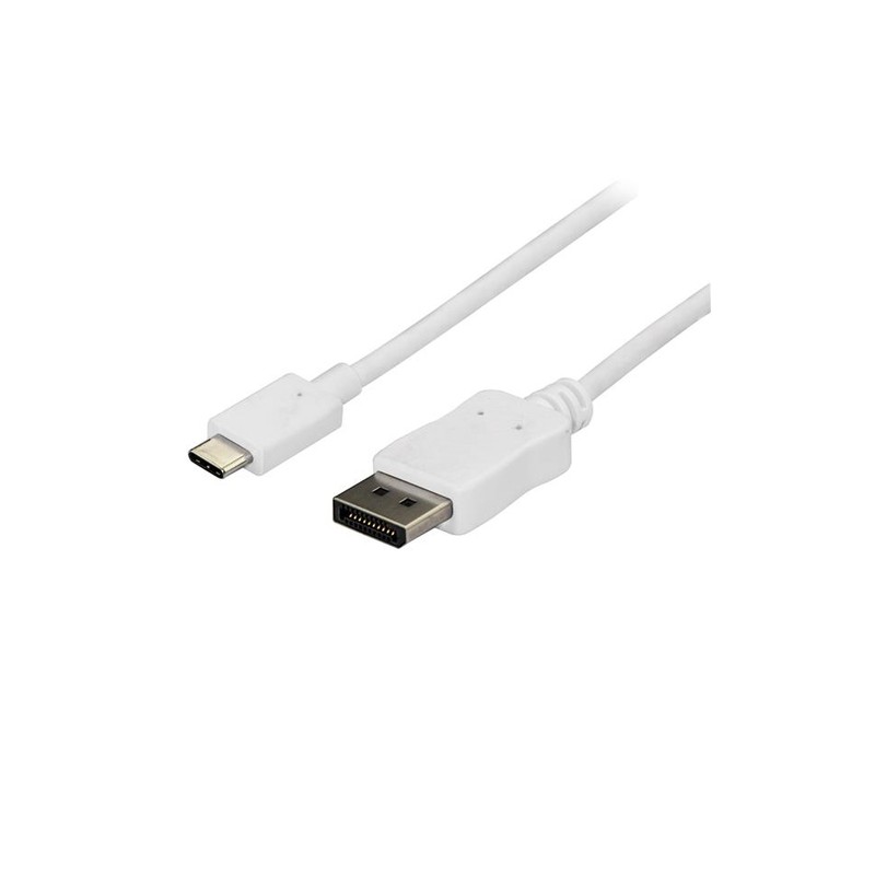 StarTech.com 6 ft. (1.8 m) USB-C to DisplayPort Cable - 4K 60Hz - White