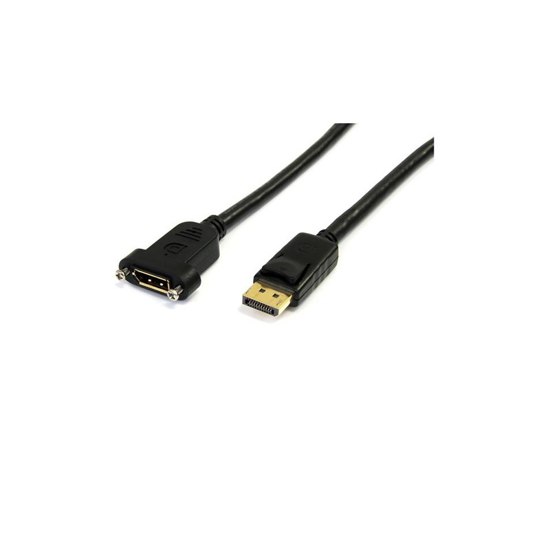 StarTech.com 3 ft 20 pin DisplayPort Extension Panel Mount Cable - M/F