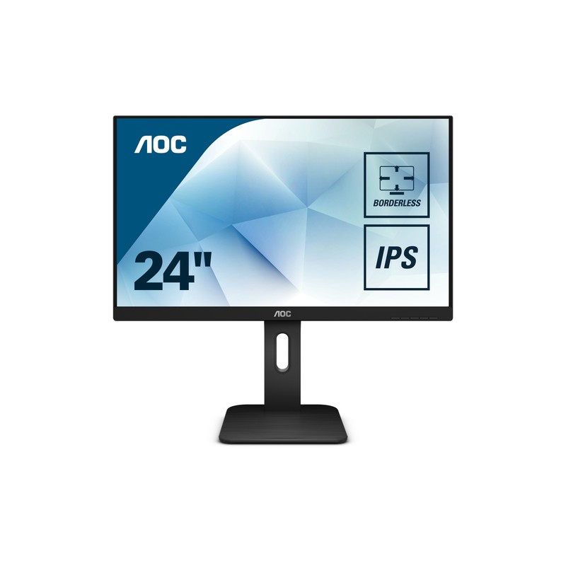 AOC Pro-line X24P1 computer monitor 61.2 cm (24.1") 1920 x 1200 pixels WUXGA LED Flat Matt Black