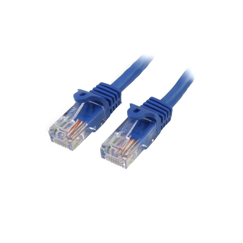 StarTech.com Cat5e Ethernet Patch Cable with Snagless RJ45 Connectors - 7 m, Blue