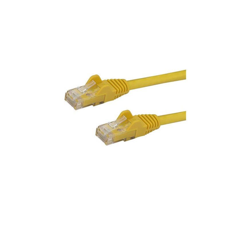 StarTech.com 10m CAT6 Ethernet Cable - Yellow CAT 6 Gigabit Ethernet Wire -650MHz 100W PoE++ RJ45 UTP Category 6 Network/Patch C