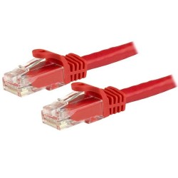 StarTech.com 15m CAT6 Ethernet Cable - Red CAT 6 Gigabit Ethernet Wire -650MHz 100W PoE++ RJ45 UTP Category 6 Network/Patch Cord