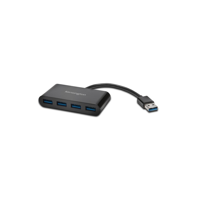 Kensington K39121WW interface hub USB 3.0 (3.1 Gen 1) Type-A 5000 Mbit/s Black