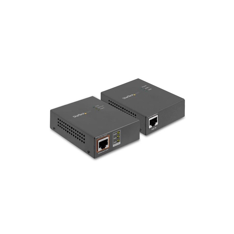 StarTech.com 1-Port 60W PoE Injector + PoE Splitter Kit