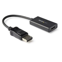 StarTech.com DisplayPort to HDMI Adapter with HDR - 4K 60Hz - Black