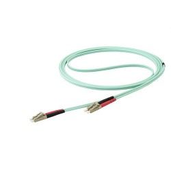 StarTech.com 450FBLCLC10 fibre optic cable 10 m LSZH OM4 LC Aqua