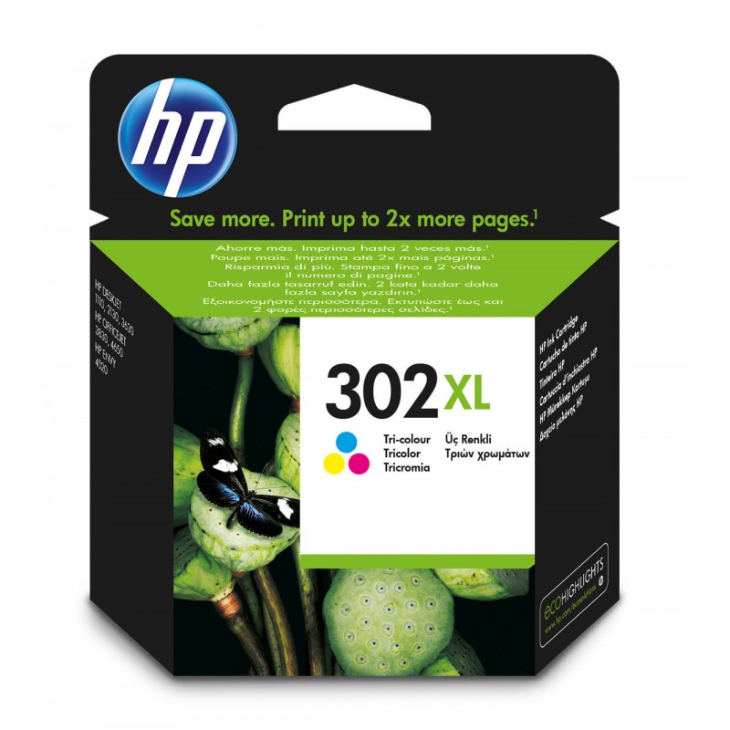 HP 302XL Original Cyan,Magenta,Yellow 1 pc(s)