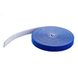 StarTech.com 25ft. Hook and Loop Roll - Blue