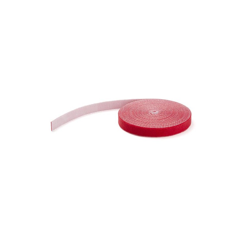 StarTech.com 25ft. Hook and Loop Roll - Red