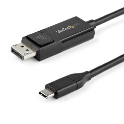 StarTech.com 6.6 ft. (2 m) USB-C to DisplayPort 1.2 Cable - Bi-Directional