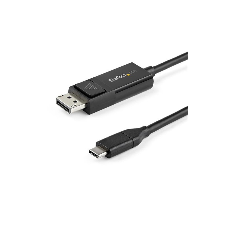 StarTech.com 6.6 ft. (2 m) USB-C to DisplayPort 1.2 Cable - Bi-Directional